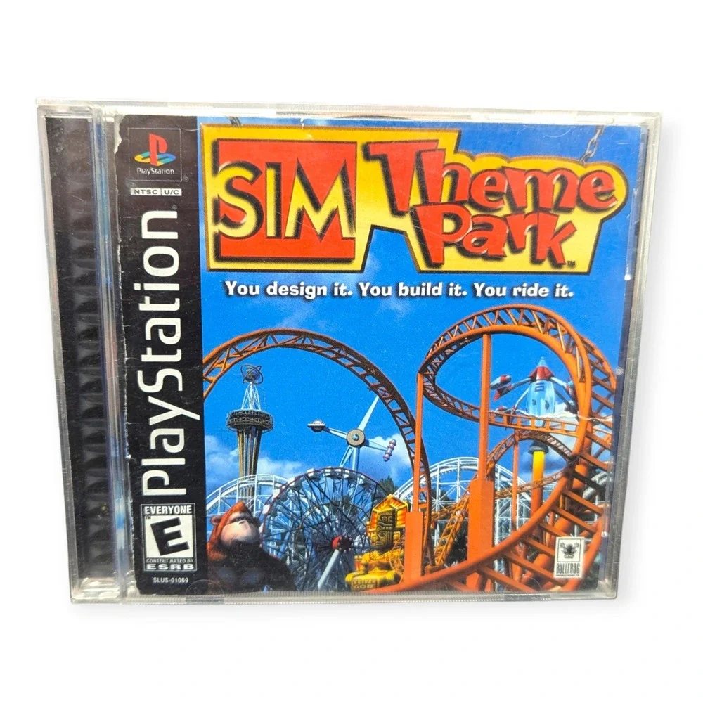Sim Theme Park Sony PlayStation 1 PS1 2000 Bullfrog‎ SLUS-01069 NTSC U/C